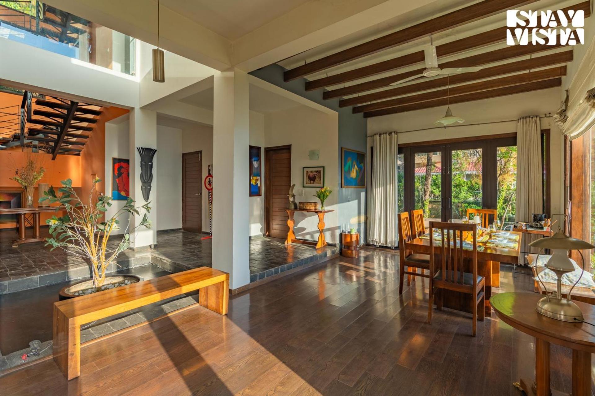 Stayvista At Hillcrest Villa With Valley View, Bonfire And Heater Kasauli Exteriér fotografie